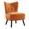 Lappy Suede Accent Chair - Luxe Maple