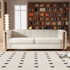 Modern Premium Sofa Set in Suede White