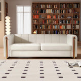 Modern Premium Sofa Set in Suede White