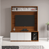 Edon TV Unit- Walnut Frosty White