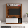 Edon TV Unit- Walnut Frosty White - Luxe Maple