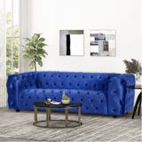 Sagawood Velvet Tufted Sofa Set