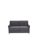 Classic Retro Sofa Set in Grey 3 Seater