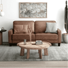 Camilla Sofa Set in Textured Style Brown