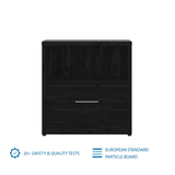 Rocco Engineered Wood Wenge Finish Bedside Table