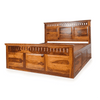 Camden King Size Bed In Sheesham Wood - Luxe Maple