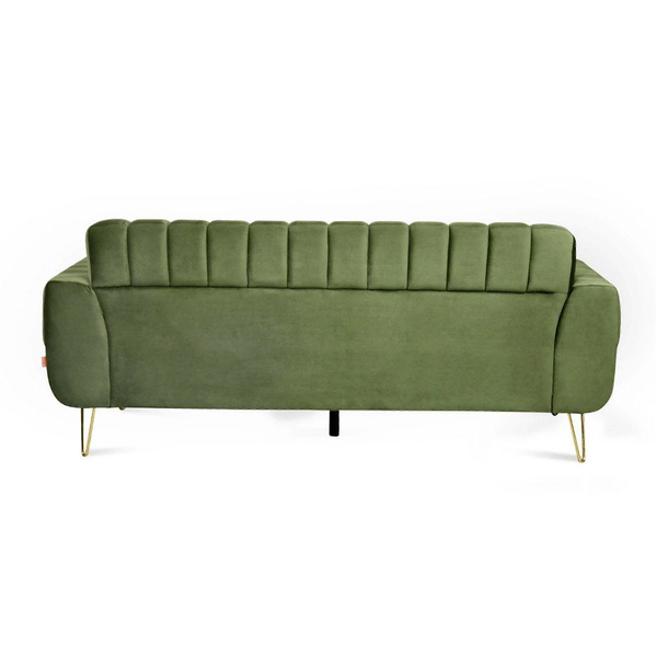 Somervilla Sofa Set in Green Color - Luxe Maple