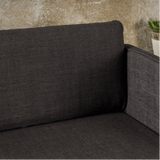 Augusto Mid-century Modern Fabric Chaise Sectional
