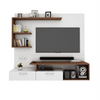 Viny TV Panel- Frosty White- Upto 55 inches TV - Luxe Maple