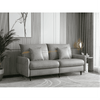 Mexico Straight Line Sofa Set in Grey Color - Luxe Maple
