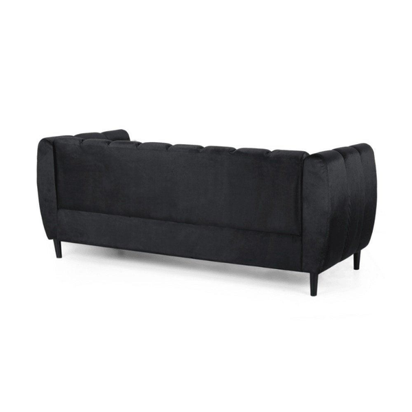 Bobran Modern Suede Sofa Sets - Luxe Maple