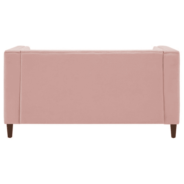 Brew Pink Suede Sofa or Loveseat with Pillows - Luxe Maple