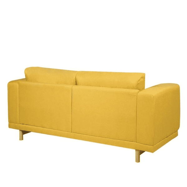 Nivya Classic Sofa Set in Yellow - Luxe Maple