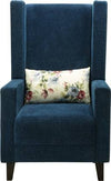 Zolo Wing Chair in Blue Color - Luxe Maple