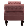 Tiffo Suede Lounger in Blush Pink Color - Luxe Maple
