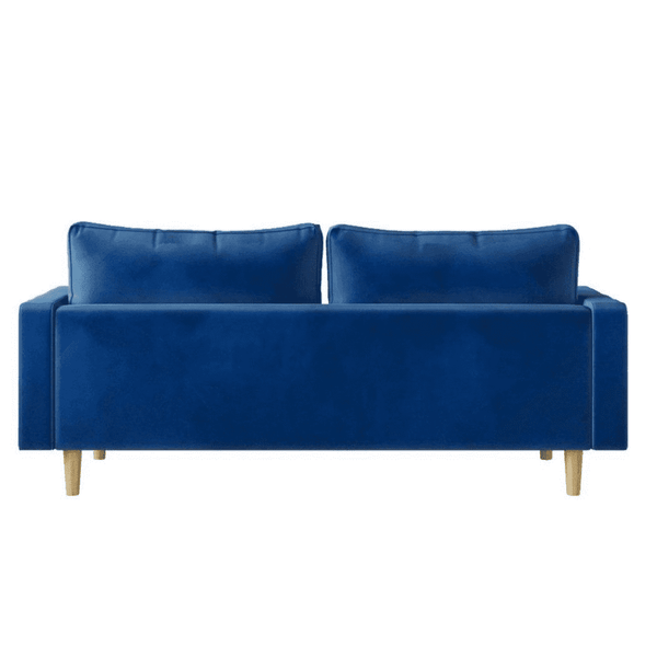 Craftmen Modern Sofa Set in Suede Fabric - Luxe Maple