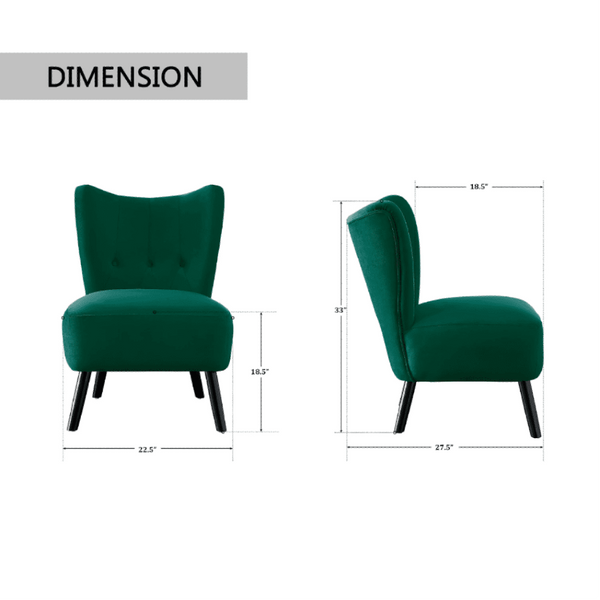 Lappy Suede Accent Chair - Luxe Maple