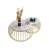 Ketty Golden Nesting Table Set of Two - Center Table.