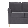 Classic Retro Sofa Set in Grey - Luxe Maple