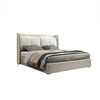 Tony Luxury Upholstered Bed in Leatherette.