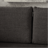 Augusto Mid-century Modern Fabric Chaise Sectional