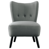 Lappy Suede Accent Chair