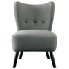 Lappy Suede Accent Chair - Luxe Maple