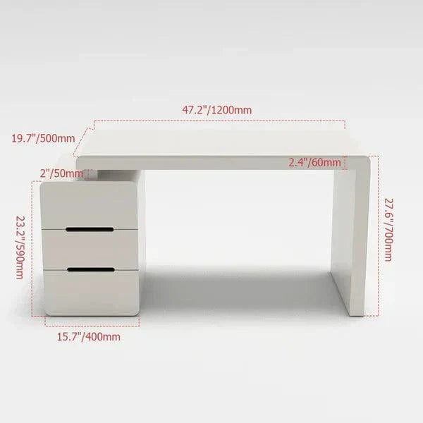 Cosco Study Table In White