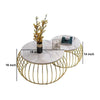 Ketty Golden Nesting Table Set of Two - Center Table.