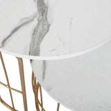 Nature Lover Golden Nesting Table Set of Two - Center Table