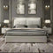 Tony Luxury Upholstered Bed in Leatherette