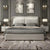 Tony Luxury Upholstered Bed in Leatherette.