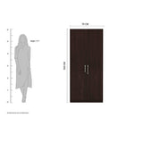 Dulex Medusa Engineered Wood Wardrobe Wenge Finish