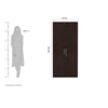 Dulex Medusa Engineered Wood Wardrobe Wenge Finish - Luxe Maple