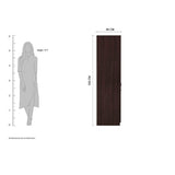 Rolx Medusa Engineered Wood Wardrobe Wenge Finish