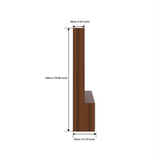 Edon TV Unit- Walnut Frosty White