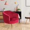 Texo Upholstered Accent Chair in Suede