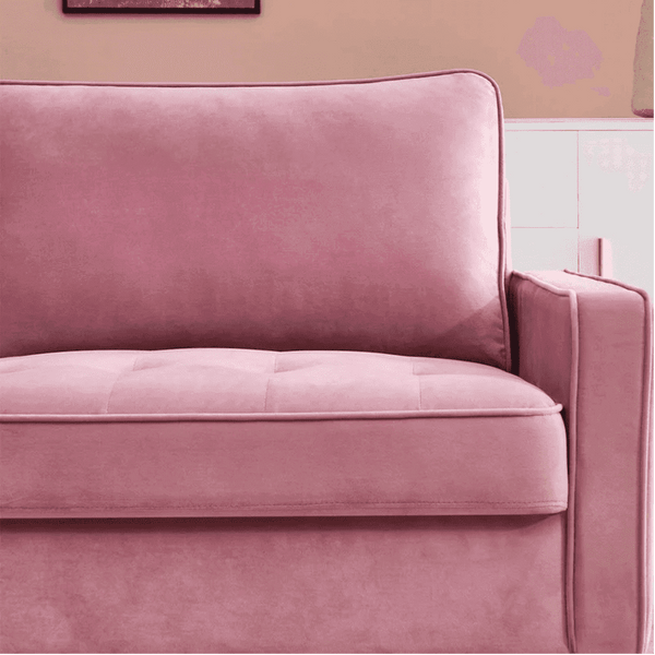 Block Down Straight Line Sofa Set - Luxe Maple