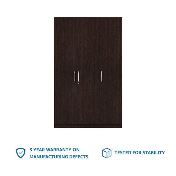 Silly Medusa Engineered Wood Wardrobe Wenge Finish - Luxe Maple
