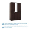 Rolx Medusa Engineered Wood Wardrobe Wenge Finish - Luxe Maple