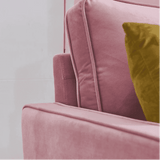 Block Down Straight Line Sofa Set