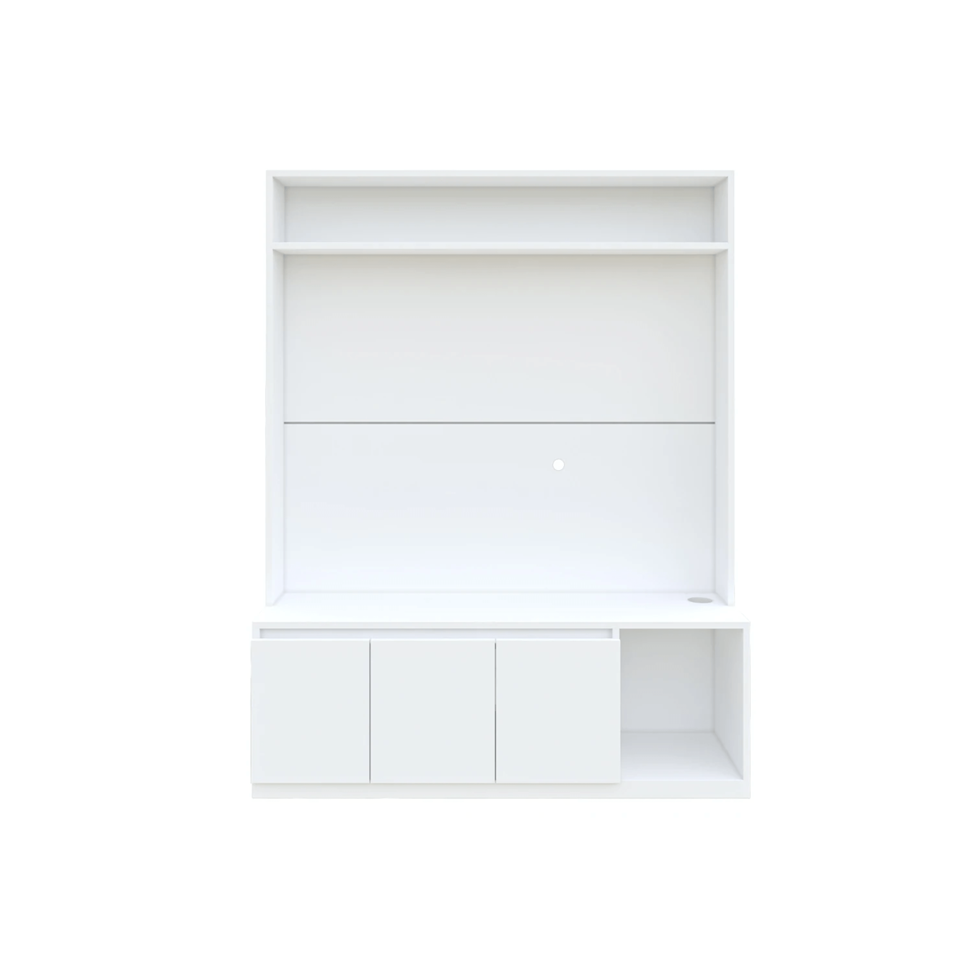 Union TV Unit- Frosty White