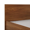 Solimo Wooden Bed in Walnut Colour With Storage - Luxe Maple