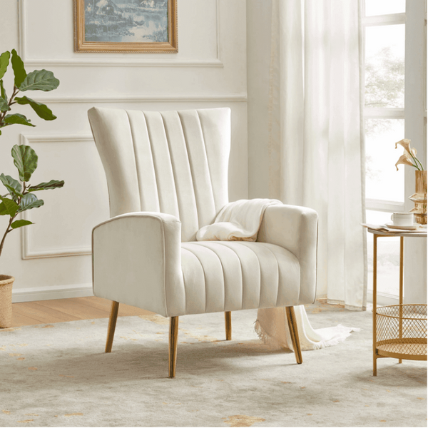 Bells Wing Back Chair - Luxe Maple