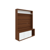 Edon TV Unit- Walnut Frosty White - Luxe Maple