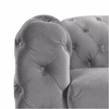 Dollo Chesterfield Suede Tufted Sofa Set - Luxe Maple
