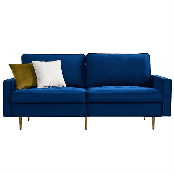 Block Down Straight Line Sofa Set - Luxe Maple