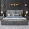Relexo Upholstered Luxury Bed in Leatherette.