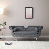 Pintop Luxury Sofa Set in Suede Grey