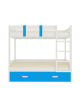 Adona Bunk Bed In White - Luxe Maple